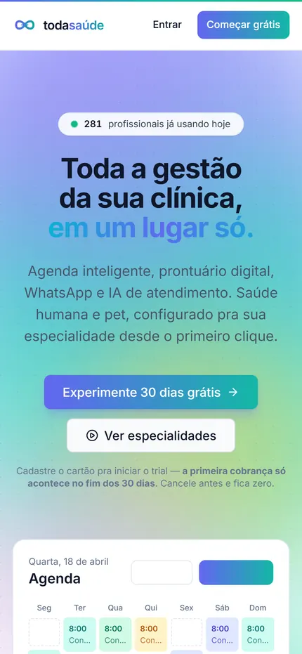Toda Saúde no celular